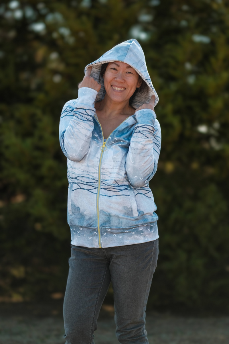 Josie Sewing Pattern | Women's Full Zip Hoodie PDF Pattern – Sonia