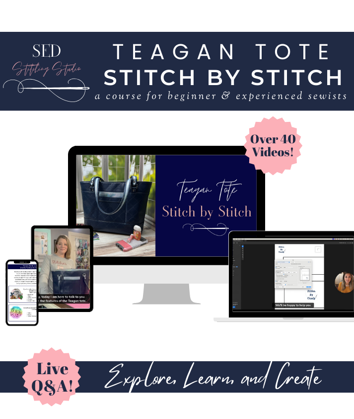 Teagan Tote Stitch by Stitch Course!