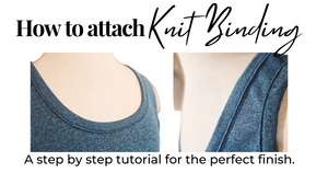 How to Finish a Knit T-Shirt Neckline with Knit Binding