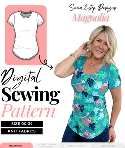 Magnolia Tee – Sonia Estep Designs
