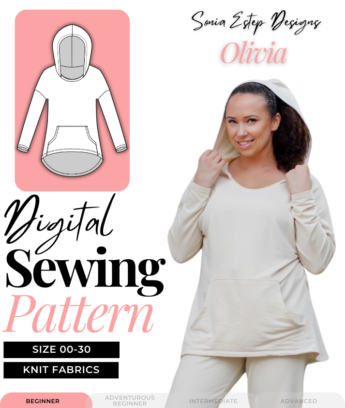 Hoodie Pattern Bundle #2: Harlowe, Olivia, Genevieve