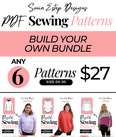 Build your own 6 pattern bundle for $27!