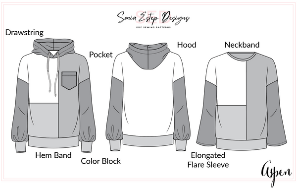 Aspen Color Blocked Pullover